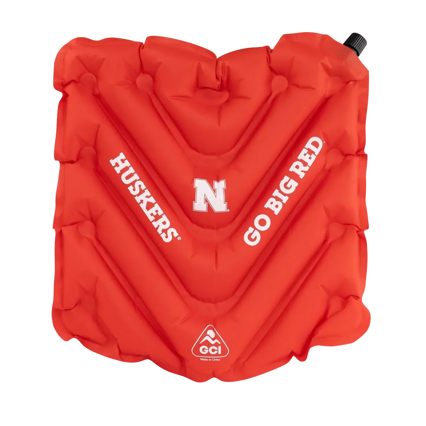 College V Seat™ Inflatable Stadium Cushion - Nebraska Cornhuskers - Ready Routine
