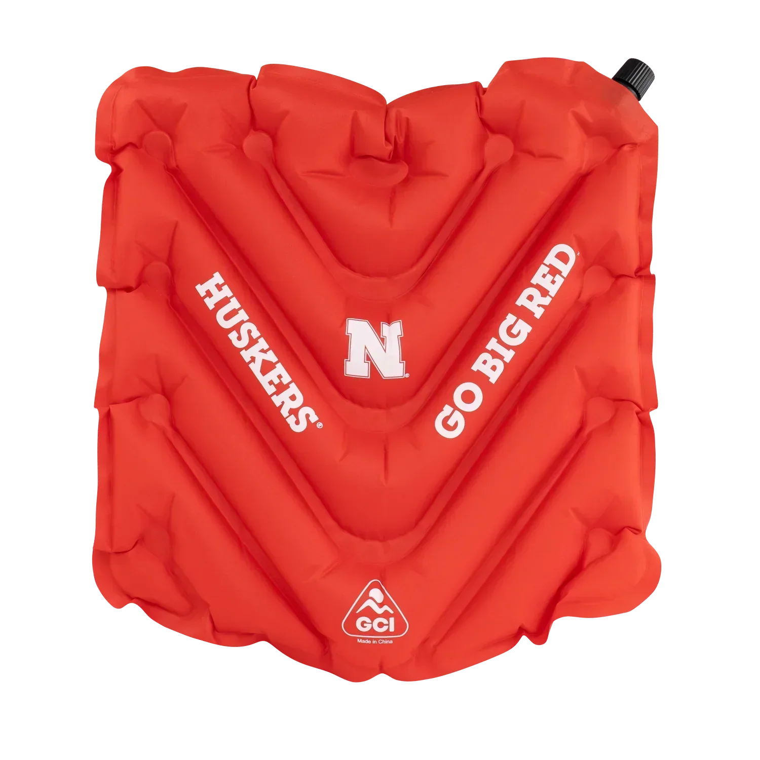 College V Seat™ Inflatable Stadium Cushion - Nebraska Cornhuskers - Ready Routine