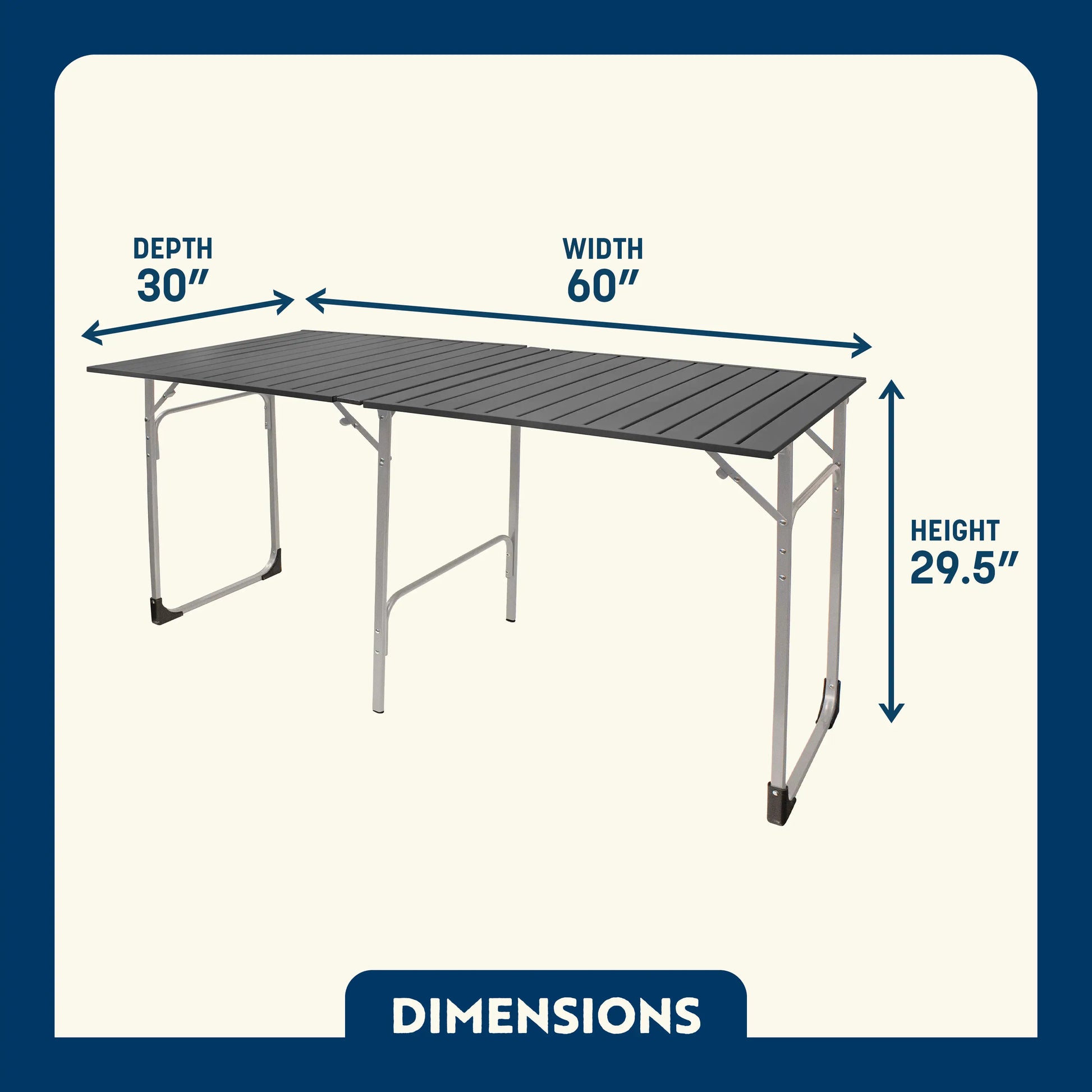 Slim-Fold Table XL™ - Daily Roots