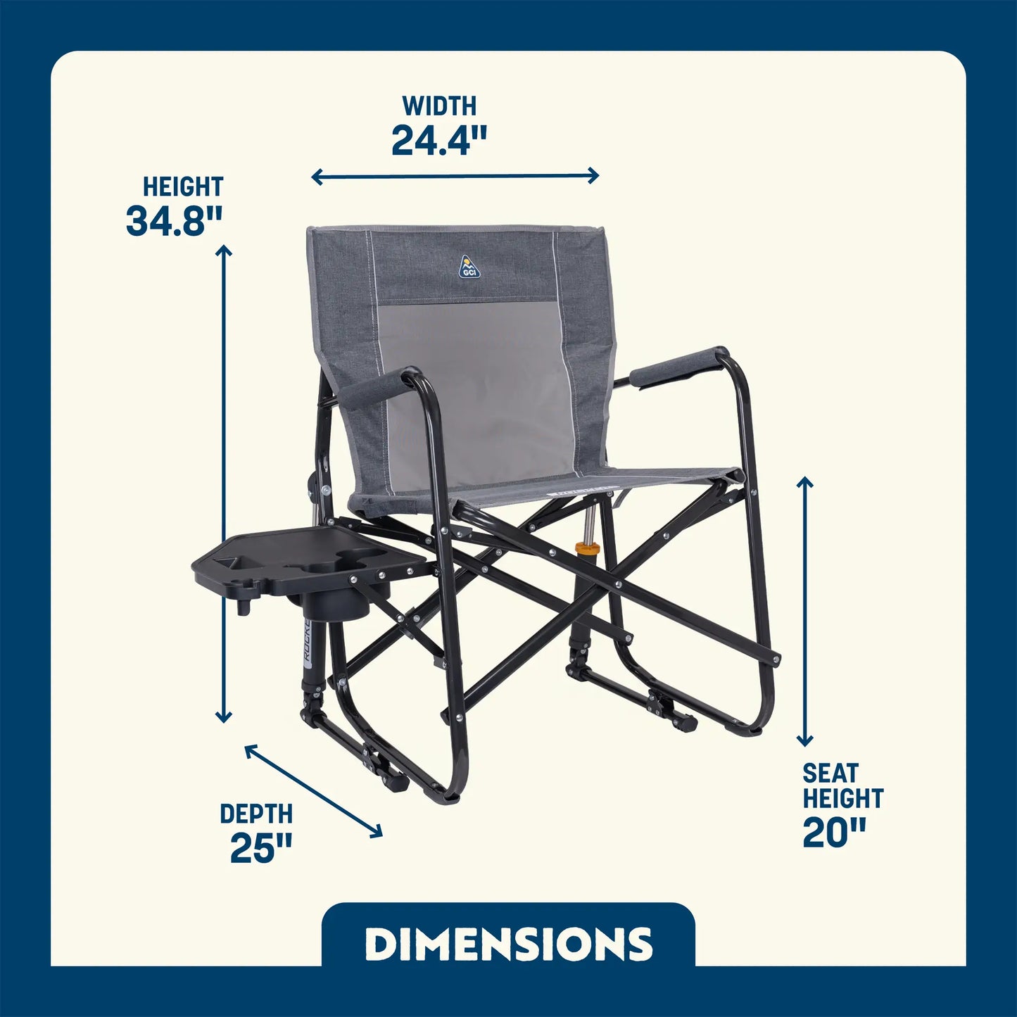 Freestyle Rocker™ with Side Table - Weekend Pair
