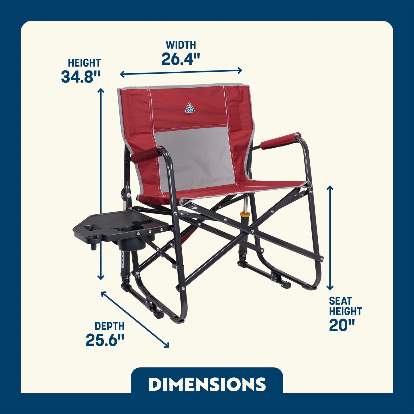 Freestyle Rocker XL™ with Side Table - Clean Bundle