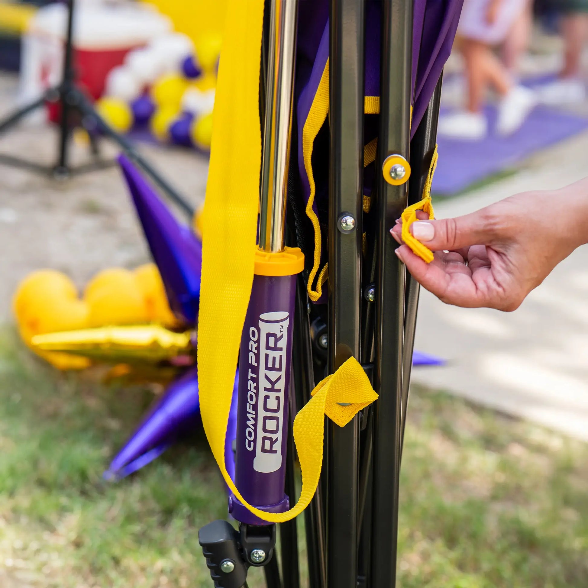 College Comfort Pro Rocker™ - LSU Tigers - Essential Set