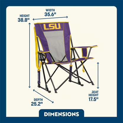 College Comfort Pro Rocker™ - LSU Tigers - Essential Set